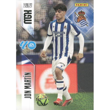 Colecciona Jon Martín Real Sociedad Panini Megacracks LaLiga EA Sports 2026-27