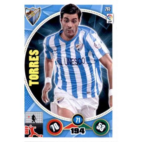 Torres Málaga 265 Adrenalyn XL La Liga 2014-15