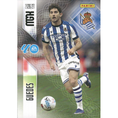 Encuentra Guedes Real Sociedad Megacracks 2026-27 cartas sueltas