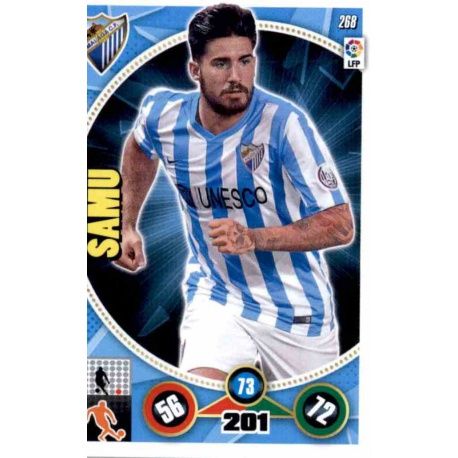 Samu Málaga 268 Adrenalyn XL La Liga 2014-15