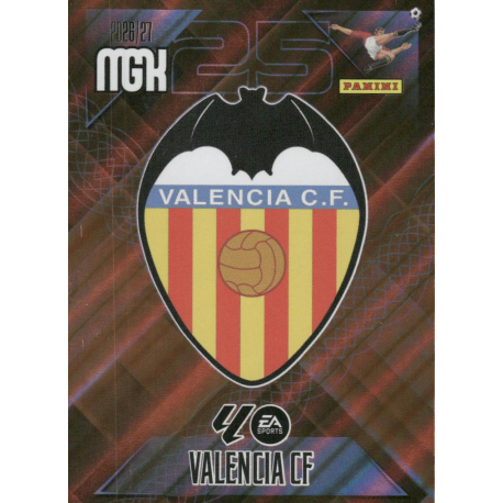 Completa tu colección Escudo Valencia Colección Panini Megacracks 2026-27