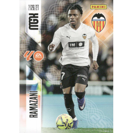 Colecciona Ramazani Valencia Megacracks 2026-27 cards sueltas