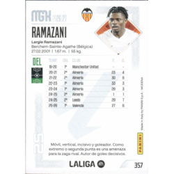 Colecciona Ramazani Valencia Megacracks 2026-27 cards sueltas