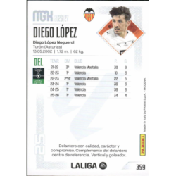 Colecciona Diego López Valencia Megacracks 2026-27 Panini card