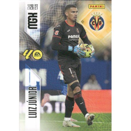 Completa tu colección Luiz Júnior Villarreal Megacracks 2026-27 Panini card