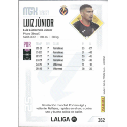 Completa tu colección Luiz Júnior Villarreal Megacracks 2026-27 Panini card