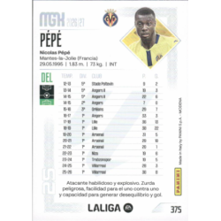 Consigue ahora Pépé Villarreal Megacracks 2026-27 cromo
