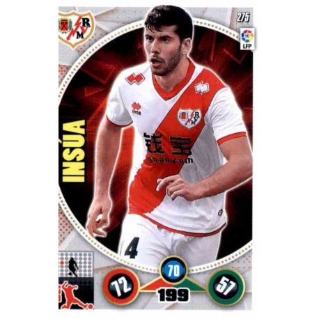 Insúa Rayo Vallecano 275 Adrenalyn XL La Liga 2014-15