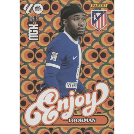 Consigue ahora Lookman Enjoy Atlético Madrid Cromos Megacracks 2026-27