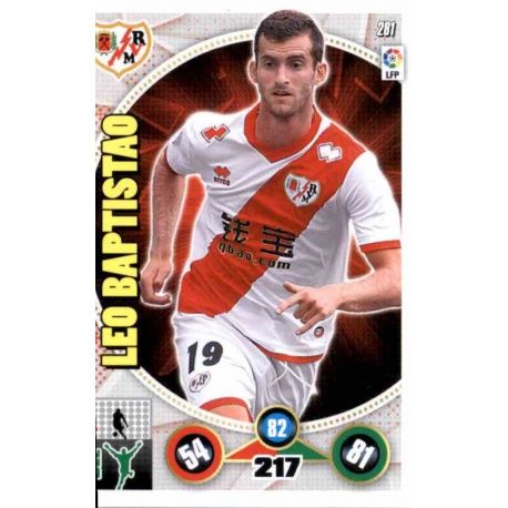 Leo Baptistao Rayo Vallecano 281 Adrenalyn XL La Liga 2014-15