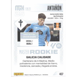 Añade a tu colección Antañón Master Rookie Celta Cromos Megacracks 2026-27