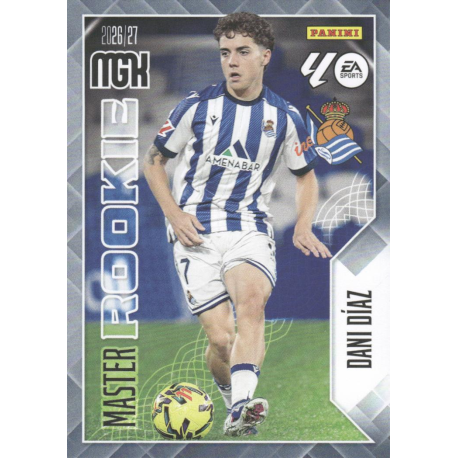 Hazte con Dani Díaz Master Rookie Real Sociedad Cartas Panini Megacracks 2026-27