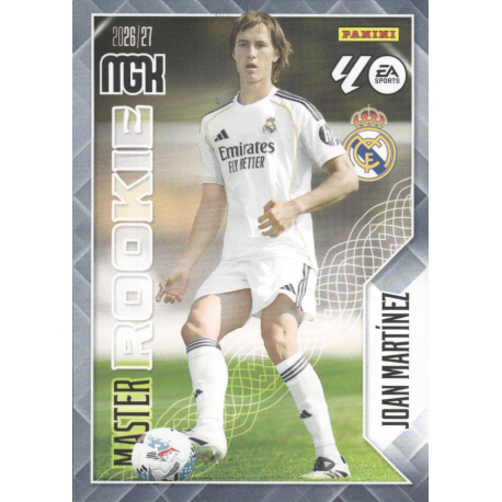 Añade a tu colección Joan Martínez Master Rookie Real Madrid Cards Megacracks 2026-27