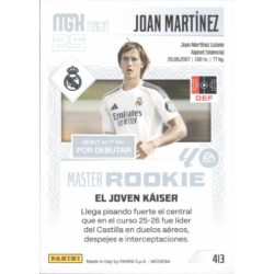 Añade a tu colección Joan Martínez Master Rookie Real Madrid Cards Megacracks 2026-27