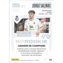 Hazte con Jorge Salinas Master Rookie Racing Santander Panini Megacracks LaLiga EA Sports 2026-27