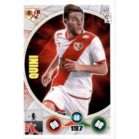 Quini Rayo Vallecano 283 Adrenalyn XL La Liga 2014-15