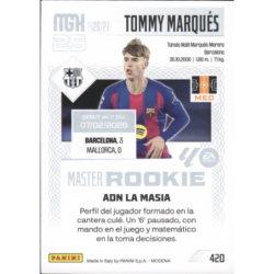 Consigue ahora Tommy Marqués Master Rookie Barcelona Colección Panini Megacracks 2026-27