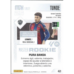 Compra Tunde Master Rookie UD Levante Megacracks LaLiga 2026-27