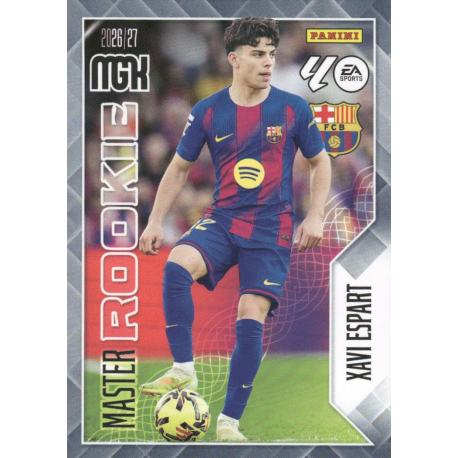 Encuentra Xavi Espart Master Rookie Barcelona Megacracks 2026-27 Panini card