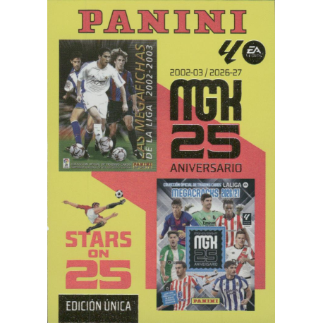Consigue ahora MGK 25 Aniversario Stars on 25  Cards Megacracks 2026-27