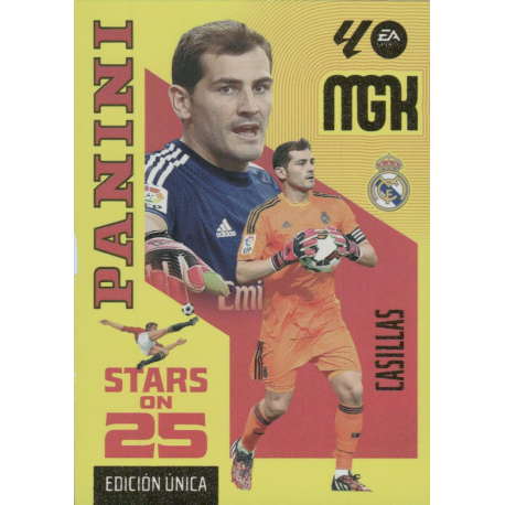 Consigue ahora Casillas Stars on 25 Real Madrid Cards Panini Megacracks 2026-27