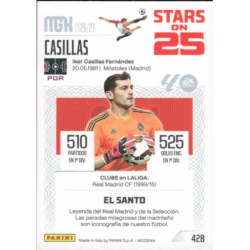 Consigue ahora Casillas Stars on 25 Real Madrid Cards Panini Megacracks 2026-27