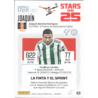 Colecciona Joaquín Stars on 25 Real Betis Megacracks 2026-27 Panini card