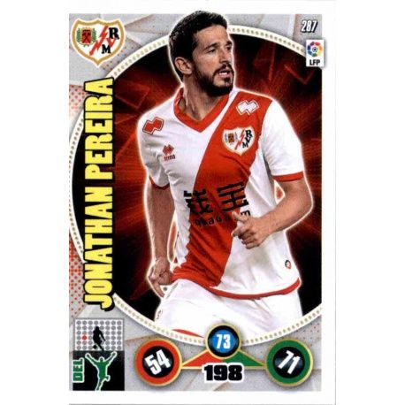 Jonathan Pereira Rayo Vallecano 287 Adrenalyn XL La Liga 2014-15