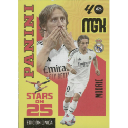 Consigue ahora Modrić Stars on 25 Real Madrid Card colección Megacracks 2026-27