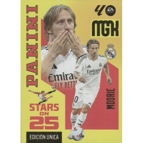 Consigue ahora Modrić Stars on 25 Real Madrid Card colección Megacracks 2026-27