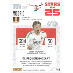Consigue ahora Modrić Stars on 25 Real Madrid Card colección Megacracks 2026-27