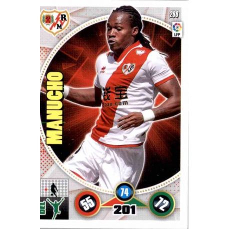 Manucho Rayo Vallecano 288 Adrenalyn XL La Liga 2014-15