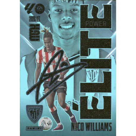 Busca y compra Nico Williams Élite Power Athletic Club Panini Megacracks LaLiga 2026-27