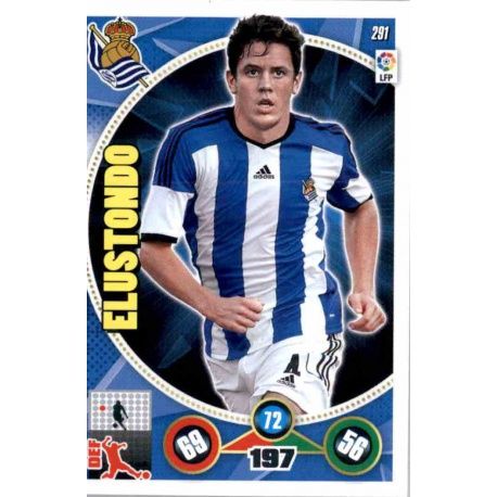 Elustondo Real Sociedad 291 Adrenalyn XL La Liga 2014-15