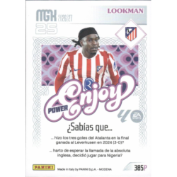 Añade a tu colección Lookman Enjoy Power Atlético Madrid Megacracks LaLiga 2026-27