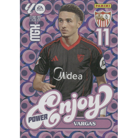 Busca y compra Vargas Enjoy Power Sevilla Card colección Megacracks 2026-27