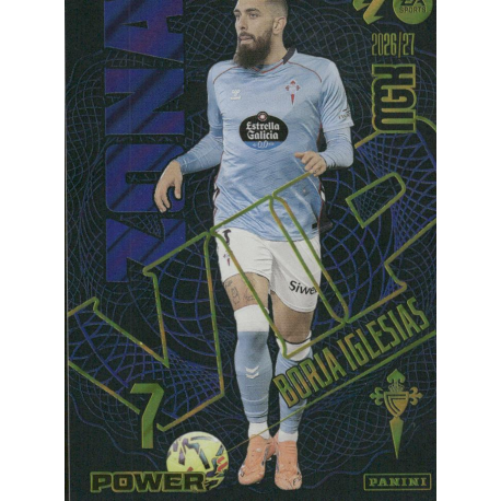 Añade a tu colección Borja Iglesias Zona VIP Power Celta Cartas Megacracks 2026-27