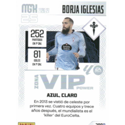 Añade a tu colección Borja Iglesias Zona VIP Power Celta Cartas Megacracks 2026-27