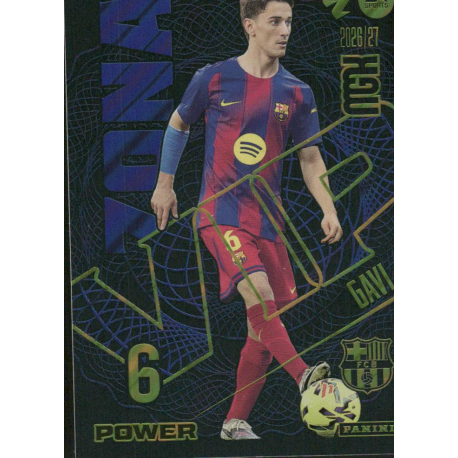Colecciona Gavi Zona VIP Power Barcelona Panini Megacracks LaLiga EA Sports 2026-27