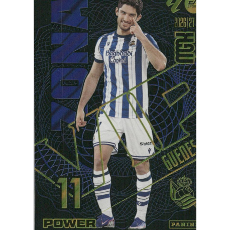 Hazte con Guedes Zona VIP Power Real Sociedad Card Megacracks 2026-27