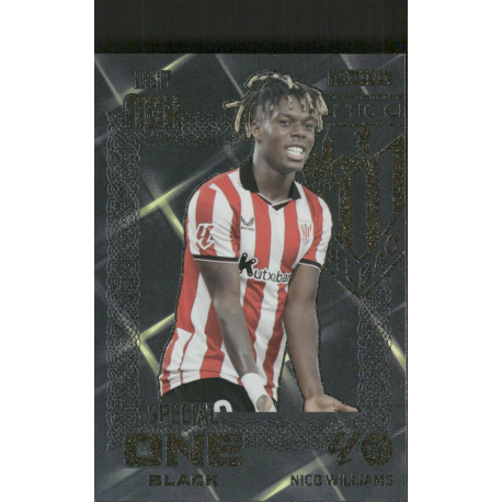 Completa tu colección Nico Williams Special One Black Athletic Club Colección Panini Megacracks 2026-27