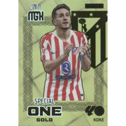 Colecciona Koke Special One Gold Atlético Madrid Panini Megacracks LaLiga EA Sports 2026-27
