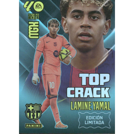 Colecciona Lamine Yamal Edición Limitada Barcelona Cartas Megacracks 2026-27