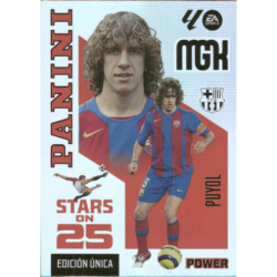 Consigue Puyol Stars on 25 Barcelona Cards Panini Megacracks 2026-27