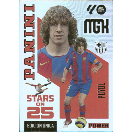 Consigue Puyol Stars on 25 Barcelona Cards Panini Megacracks 2026-27