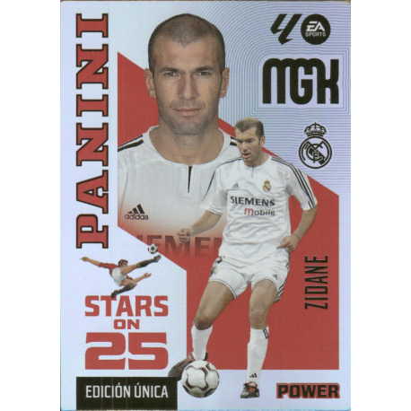 Hazte con Zidane Stars on 25 Real Madrid Megacracks 2026-27 card Panini
