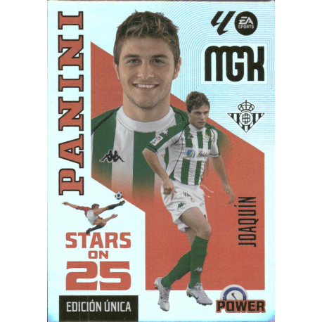 Consigue ahora Joaquín Stars on 25 Real Betis Cartas Megacracks 2026-27