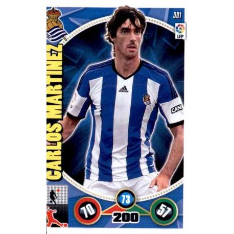 Carlos Martínez Real Sociedad 301 Adrenalyn XL La Liga 2014-15
