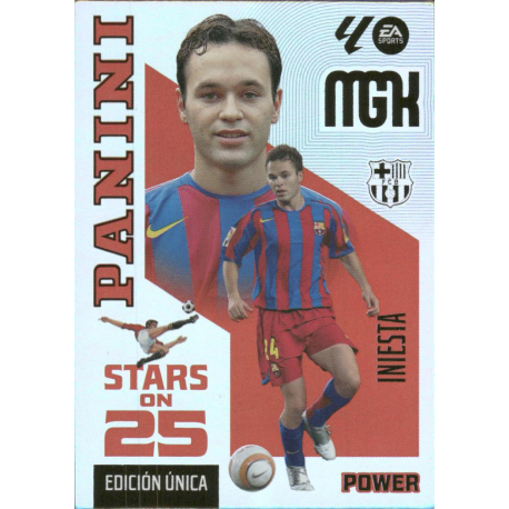 Encuentra Iniesta Stars on 25 Barcelona Panini Megacracks LaLiga 2026-27