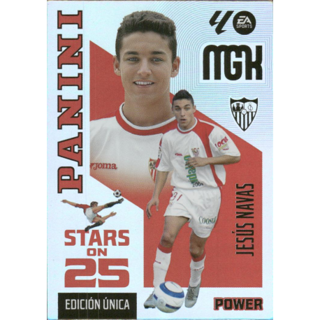 Colecciona Jesús Navas Stars on 25 Sevilla Cromos Megacracks 2026-27